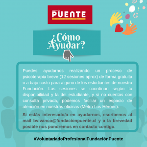 Buscamos Psicólogos Clínicos Voluntarios